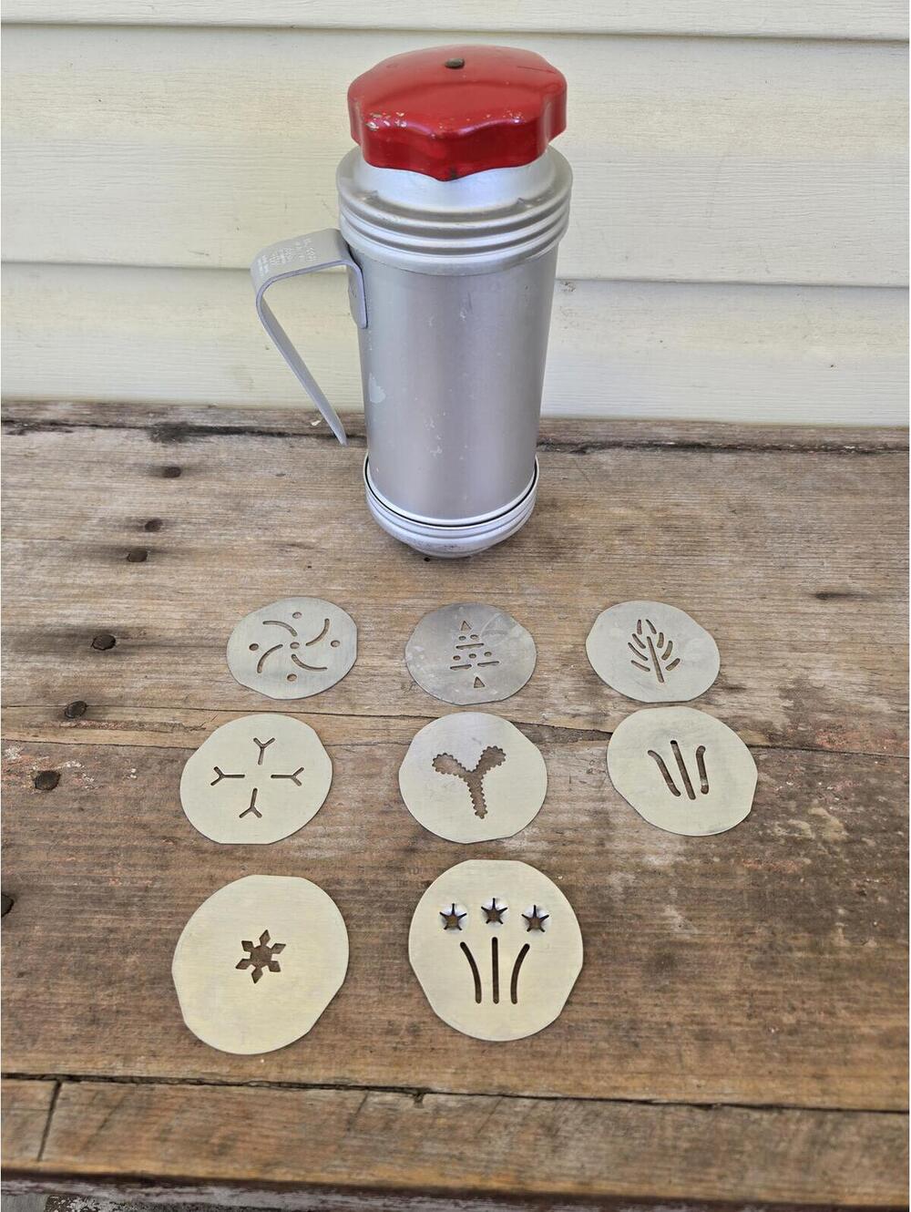 Mirro Cookie Press, complete set Christmas Wearever Spritz no recipe book
